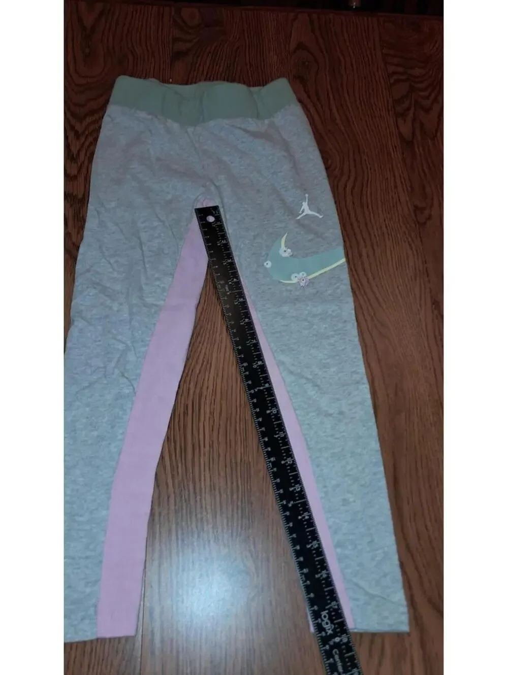 Nike Air Jordan Girls Leggings Pjnk‎ And Grey Athletic Small 8-10